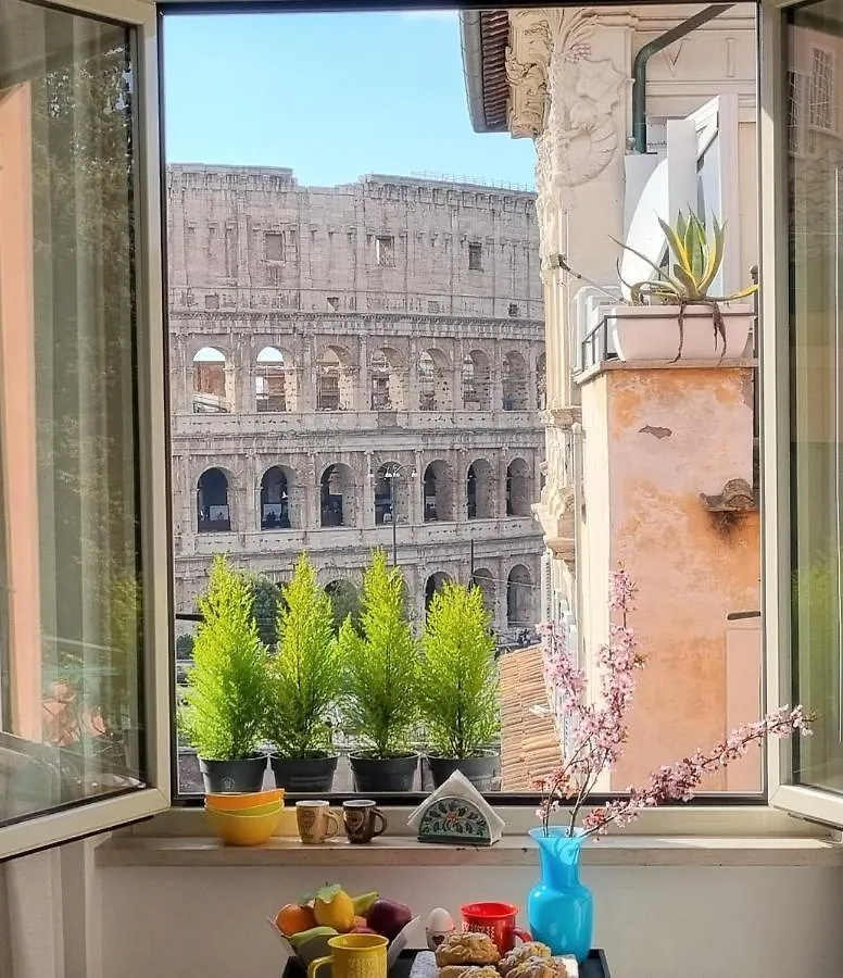 Rental In Rome Colosseo View Luxury Apartment
