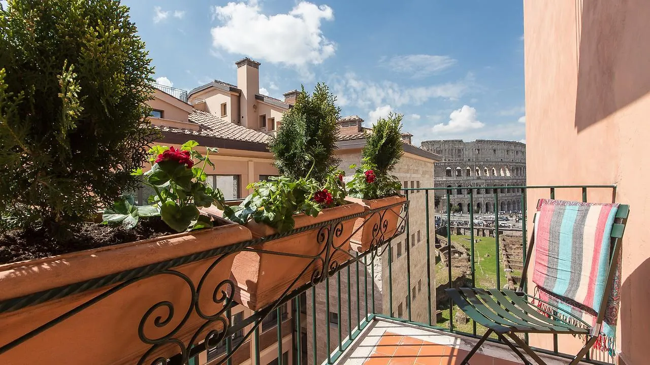 Rental In Rome Colosseo View Luxury